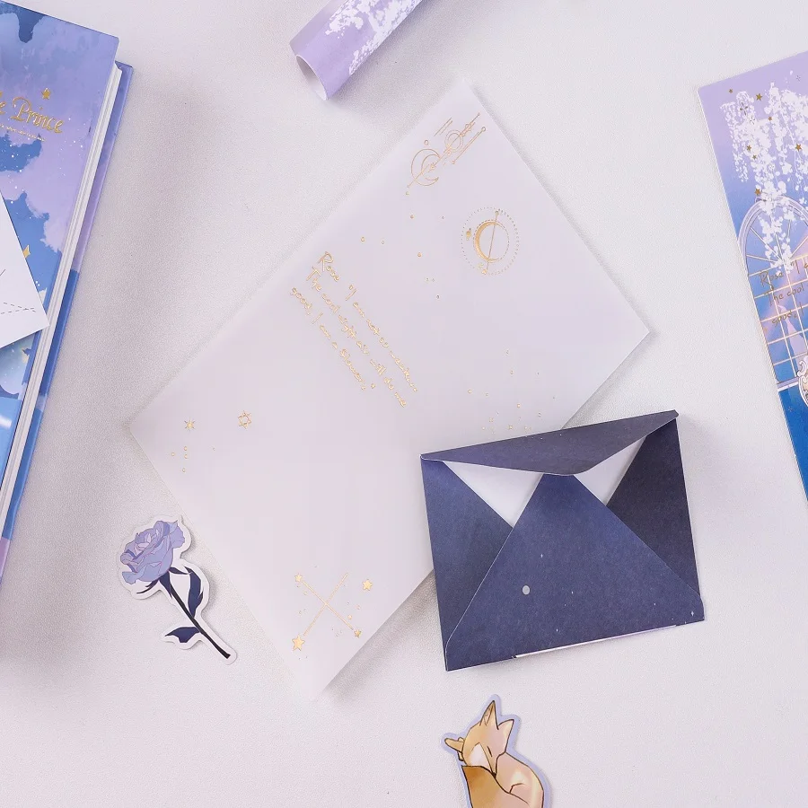 Маленький принц, индивидуальная упаковка для блокнота, милые бумажные блокноты для школы, подарочные коробки, упаковка для книг