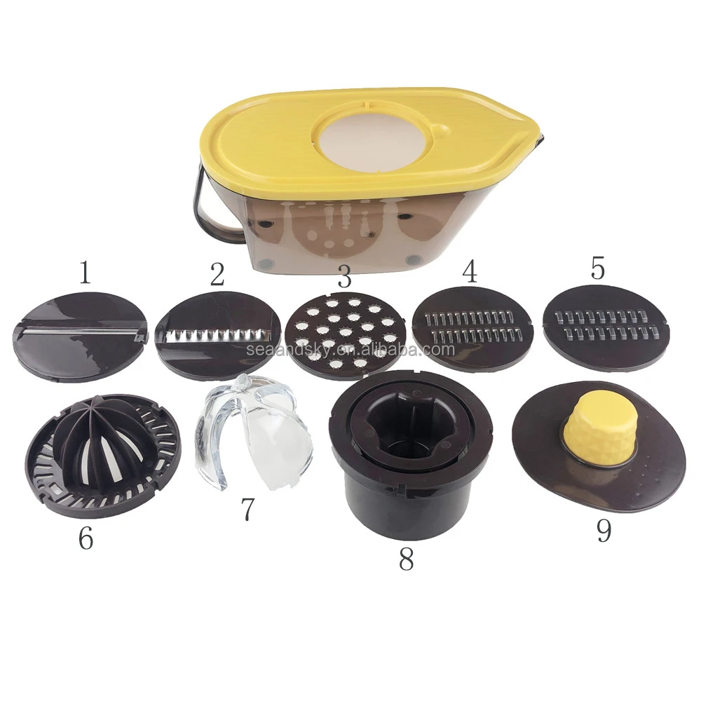 Многофункциональная Регулируемая многофункциональная терка для резки фруктов, измельчитель сыра, слайсер для овощей, коробка, терка