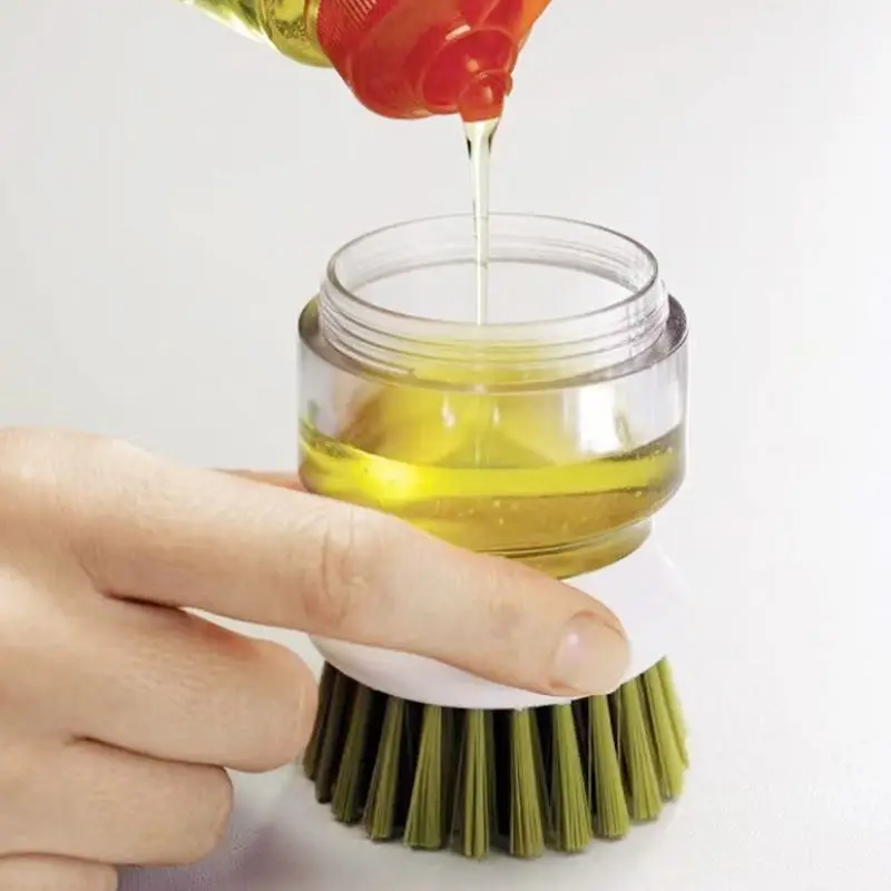 Silicone Laundry Brush Clothing Soft Hair Decontamination Cleaning Brush Dual-purpose Shoe Particle Washing Brush