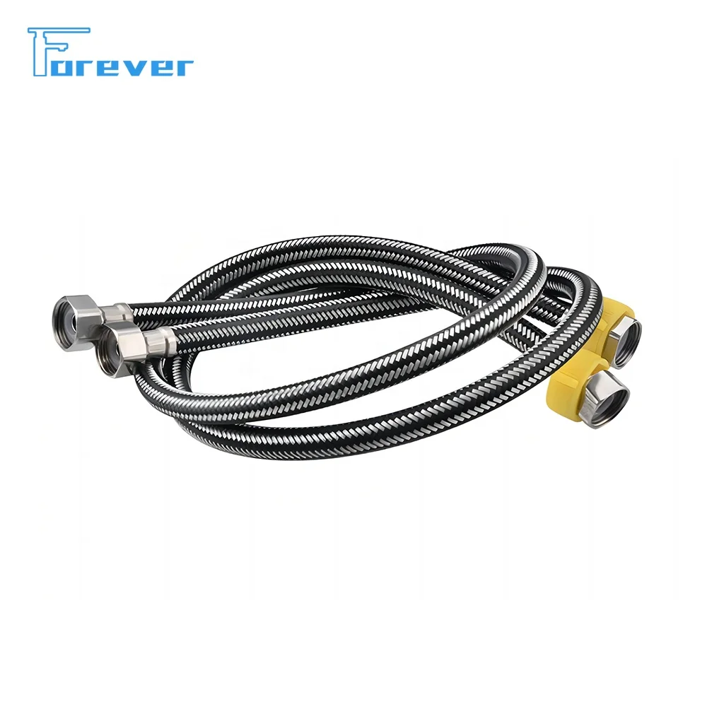 Высококачественная 201/304 нержавеющая сталь с нейлоновой проволокой, плетеный шланг для ванной и кухни, гибкая трубка для углового клапана унитаза