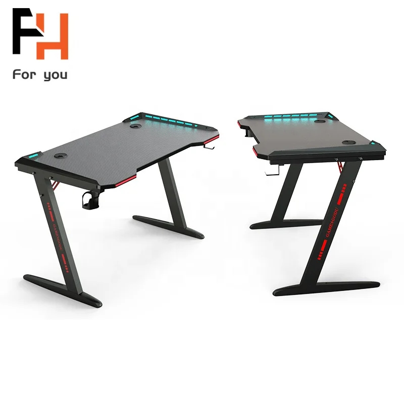 Игровой стол RTS z-образной формы игровой и стул для гонок дешевый