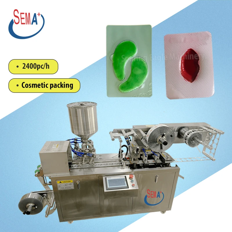 Dpp-80 Automatic Liquid Cream Butter Honey Jam Oral Liquid Paste Oil Blister Forming Filling Sealing Packaging Machines
