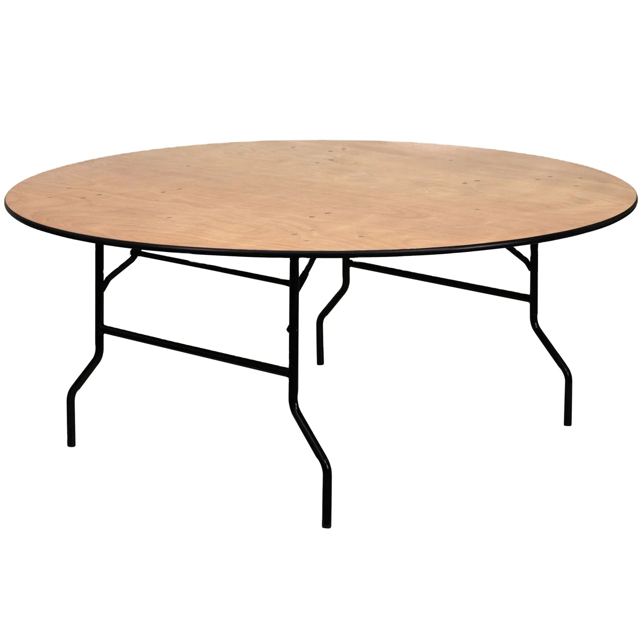 SZ 6FT Wedding Banquet Folding Table for Party and Events PlyWood Round Tables