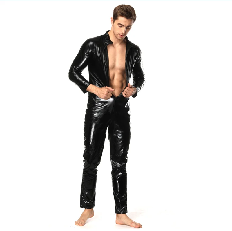 Wholesale inflatable latex costume latex catsuit men  sexy fashion catsuit for men