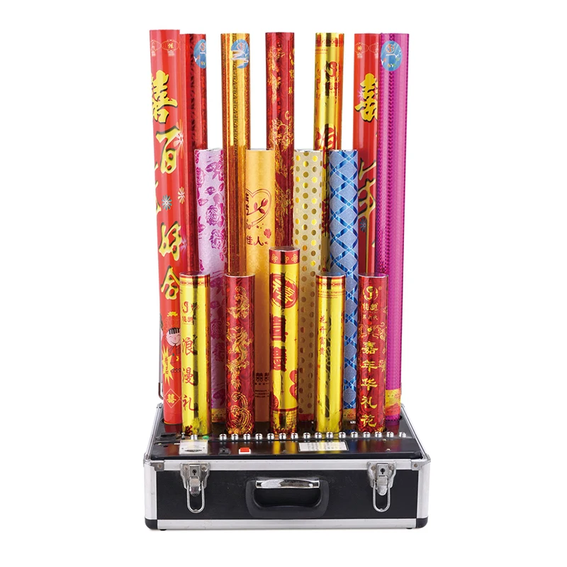 Заводская поставка Электрический праздничный Поппер необходимое для празднования мини-машина распыления бумаги с конфетти