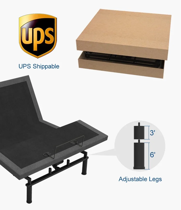 intelligent electric head foot adjustable bed home care bed