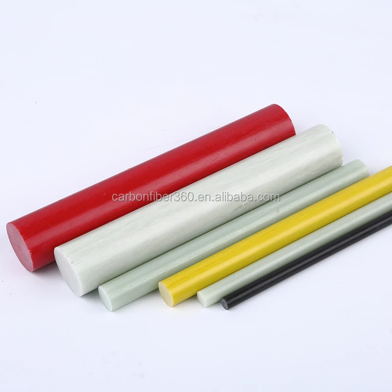 plutrusion 7.8m rod frp yellow fiberglass rod for golf bag