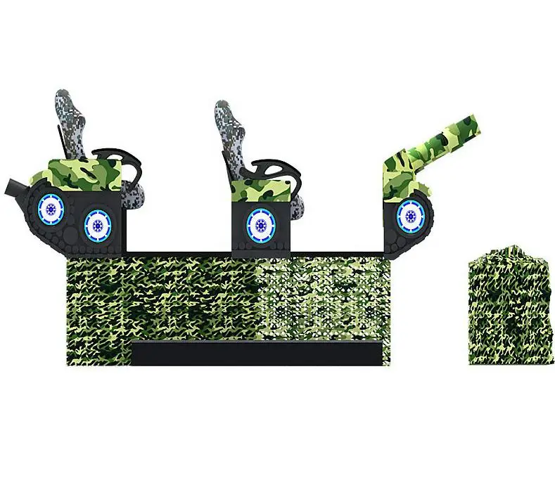 Arcade Virtual Reality Electric Tank 9d Simulator 9d VR Motion Chairs Roller Coaster Manufacturer Exporters