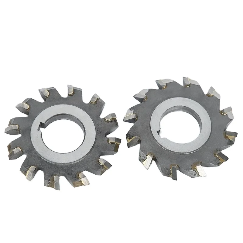 Carbide Triple Cutting Edge Straight Tooth Disc Cutter Carbide Triple Cutting Edge Saw Blade module gear milling cutter