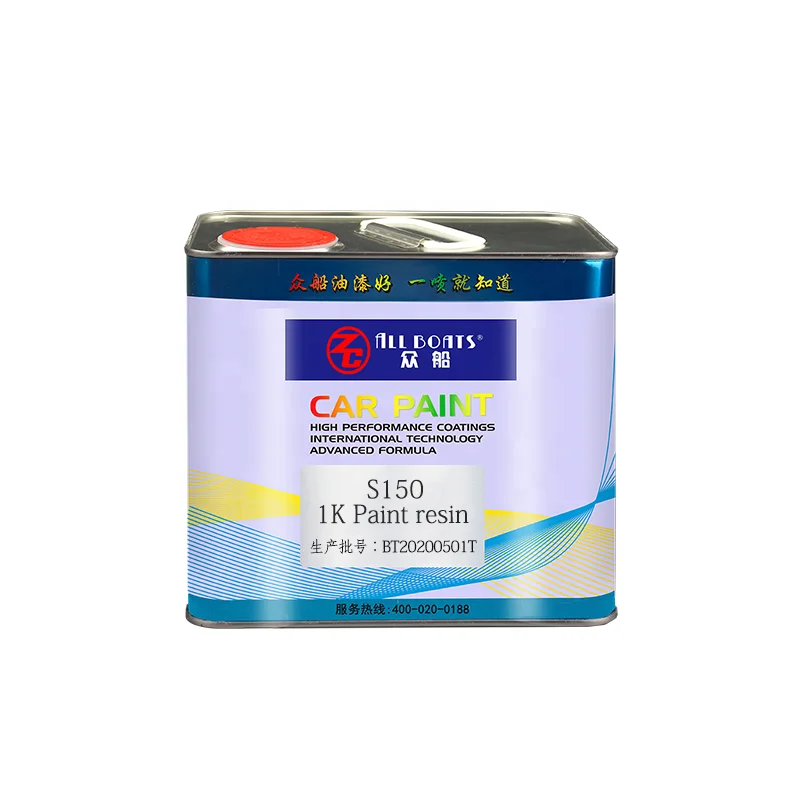 Бренд ALLL BOATS, полимерная краска 1K для автомобильной краски, краска для повторной отделки автомобиля