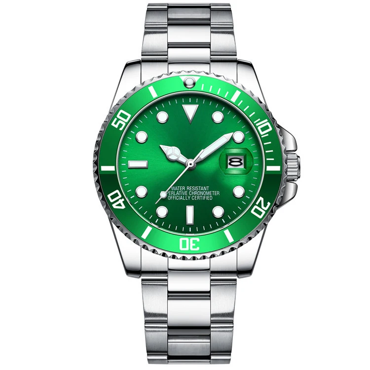 OEM Top Quality Sport Watches for Men Waterproof Classic Stainless Steel Luxury Man Wrist Business Date Quartz Watches