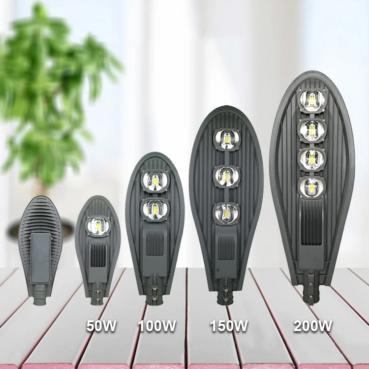 LED street lighting die cast sword housing luminaire outdoor installation pole photocell 30w 50w 100w 150w led street lights