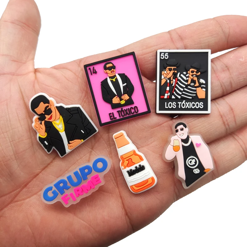 Wholesale Grupo Firme PVC Shoe charm party gifts clog shoes charms for clog shoe Italy charms