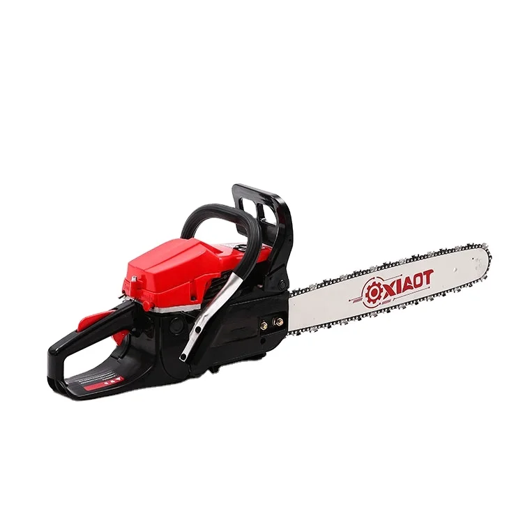New gasoline motorcycle saw, 22 inch guide plate, professional garden machinery, wood cutting chain saw