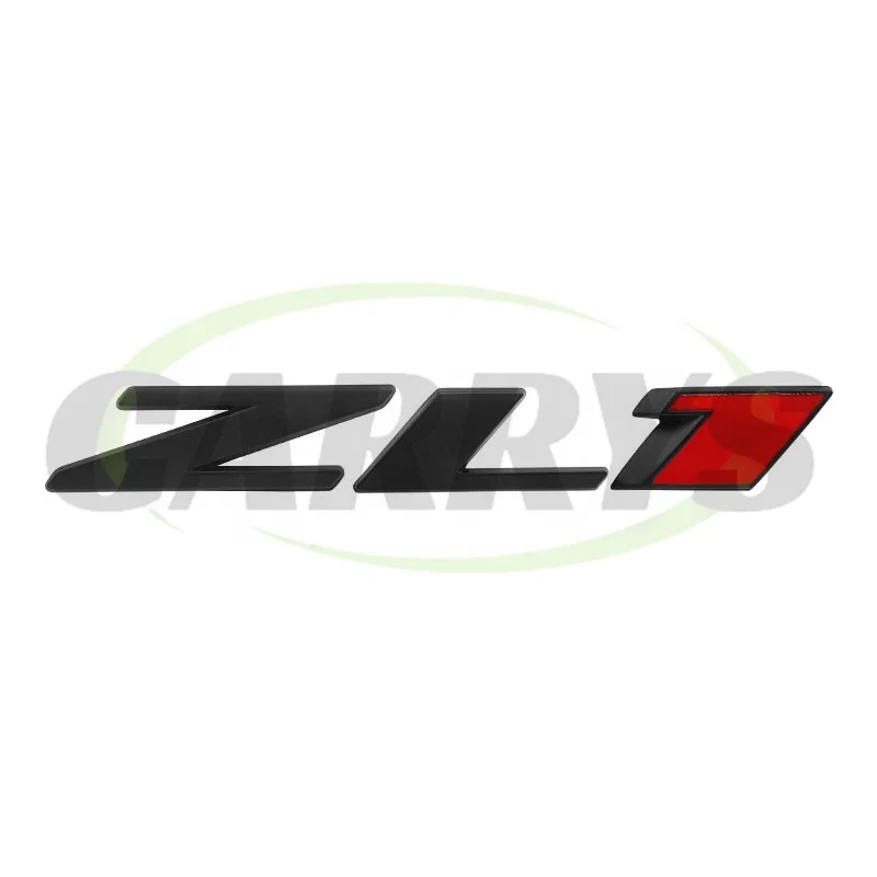 New Metal ZL1 Trunk Badge Emblem Rear Hood Nameplate Sticker For Chevy Camaro