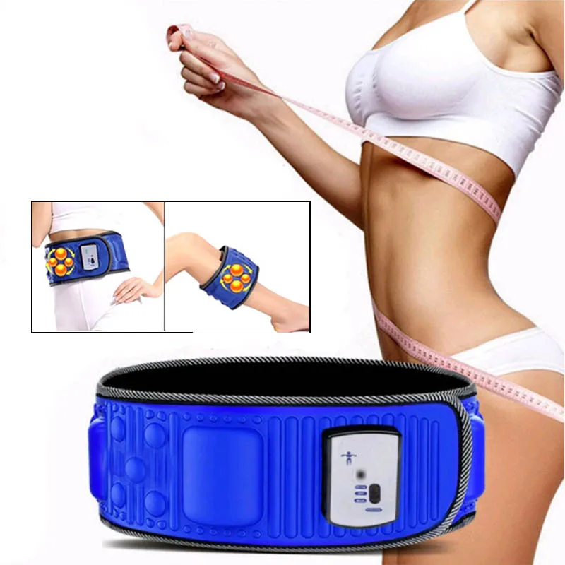 Abdominal Muscle Stimulator Massage Waist Hip Trainer Lose Weight Electric Slimming Belt