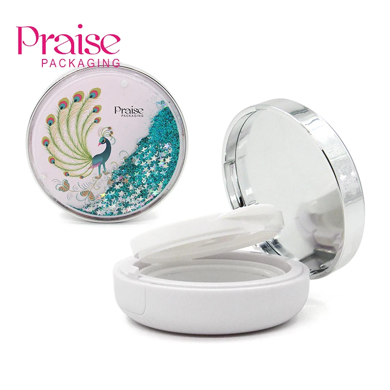 Простая и просторная воздушная подушка BB/CC кремовая пудра Румяна пластиковый компактный чехол для пудры