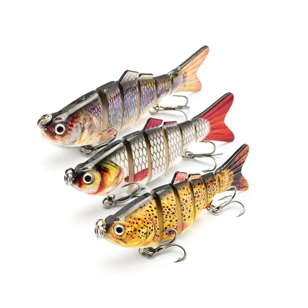 So-Easy Multi Jointed Fishing Lure Esche Pesca 6 Segment Wobbler Swim Bait Sahte Yem Swimbait 10 cm/17g Lifelike Fishing Lures