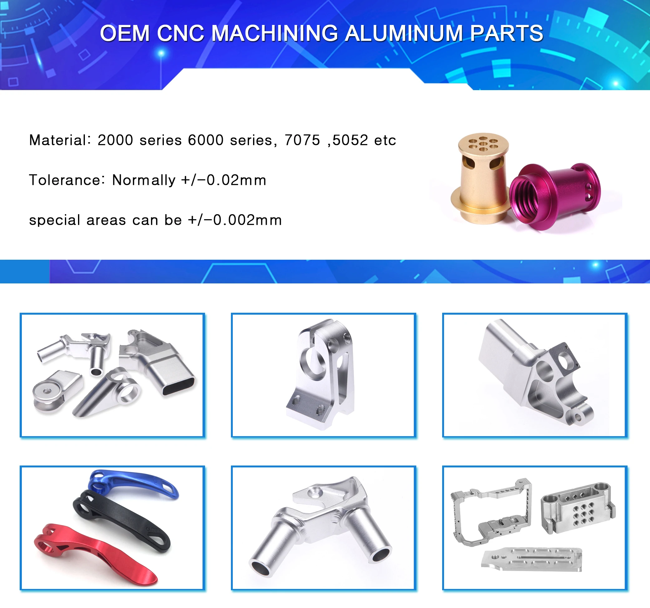 Production Custom Aluminum Metal Parts Milling Cnc 3/4/5 Axis Precision Lathe Machinery Brass Cnc Parts Machining Services