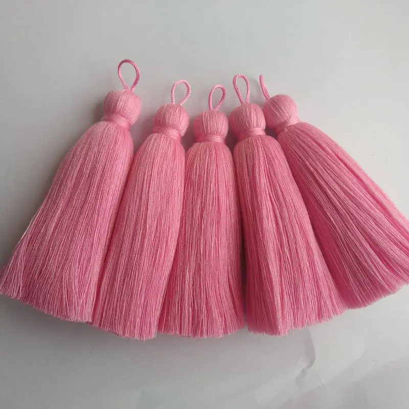 Заводской пользовательский бесплатный образец 700 цветов большой 1,2 см хлопок кисточки для ювелирных изделий