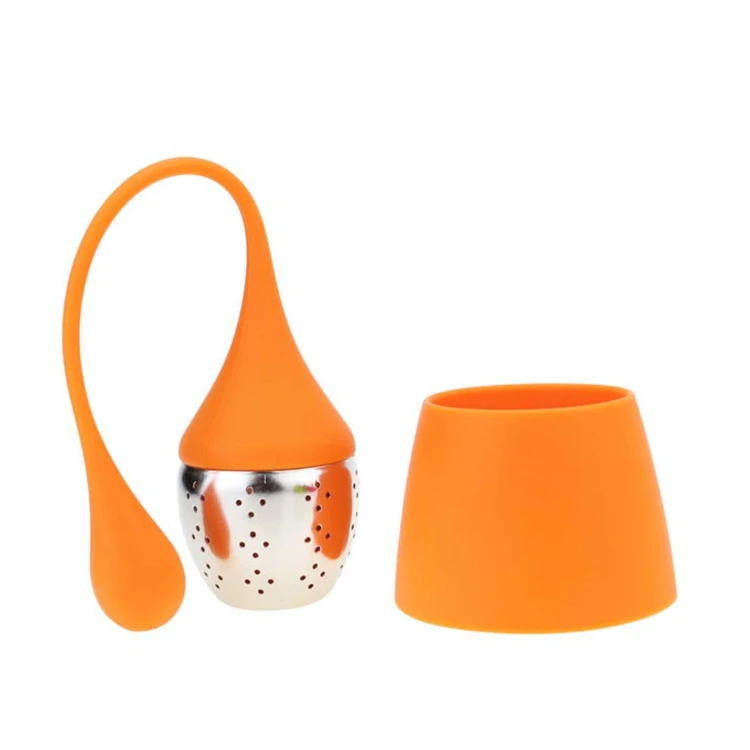 
Charming unique design tea infuser kitchen gadgets tools porcelain tea ball infuser fashionable silicone tea strainer 
