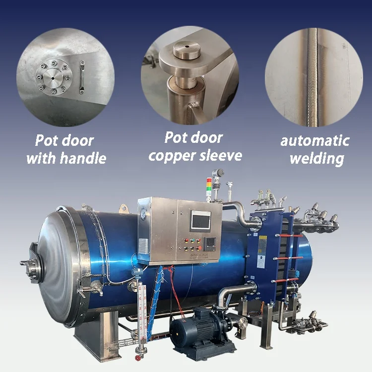 Steam sterilizer autoclave retort equipment food retort sterilizer