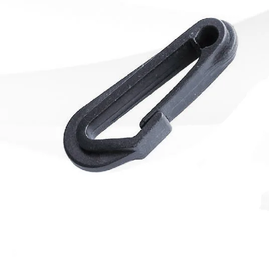 Black Plastic Snap Clip Hooks Mini Carabiner Backpack Paracord Strap Hooks Durable Plastic Accessories Buckle Plastic 1000pcs