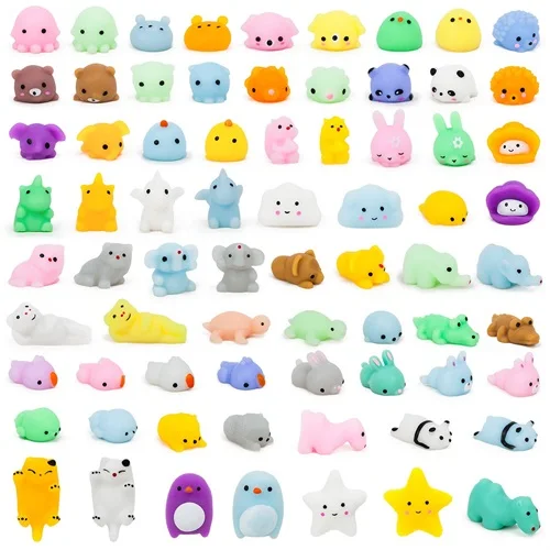 Kawaii Stress Relief Toys Random Pack Squishies Mochi Toy Mini Mochi Animal Squeeze Squishy Toys for Kids