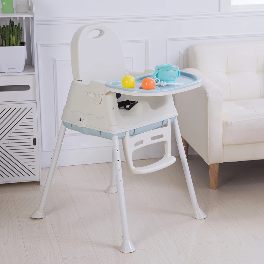 
High quality plastic portable 2 in 1 highchair and bouncer 