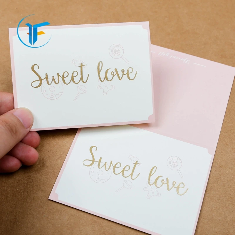 Kraft Paper Thank You Card for Business with Custom Logo