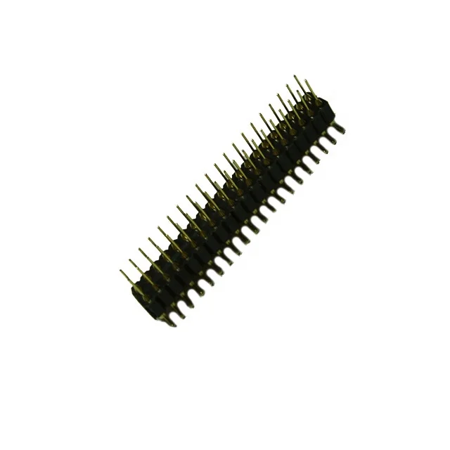 Machine Round Pin Header 2~100P  Pitch 2.54mm 1.27mm  Dual Row SMT IC Socket Male Connector