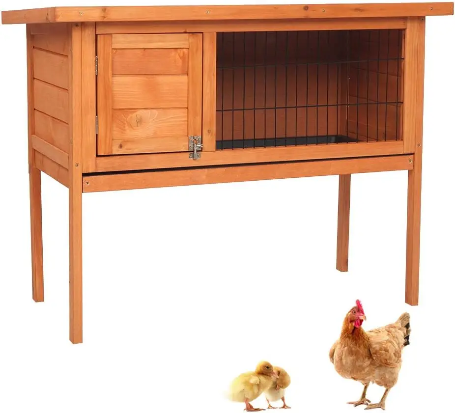 Hot sales cheap wooden outdoor large animal pet cages wood rabbit house cage hutch