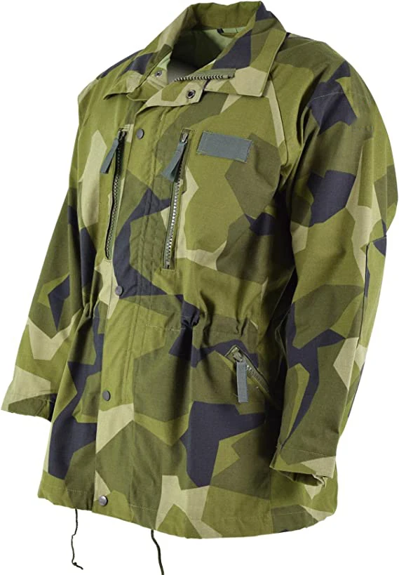 Original Swedish Heavy M90 Jacket Splinter camouflage pattern jacket tactical outdoor coat