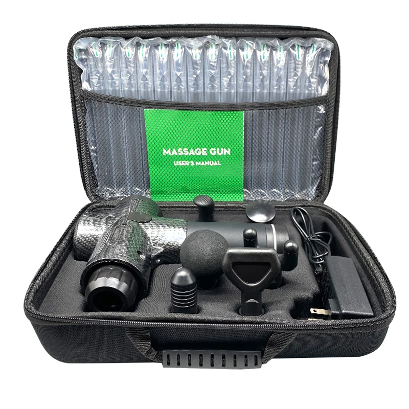 Best Shenzhen OEM Handheld Free sample Massage Guns With Massage Heads