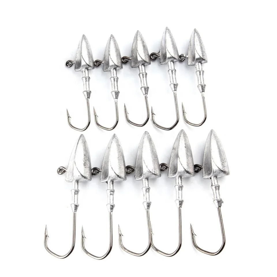 Palmer 26pcs/box jig heads fishing full combo set box lead jig head fishing hooks with ball bearing swivel full kit wholesale