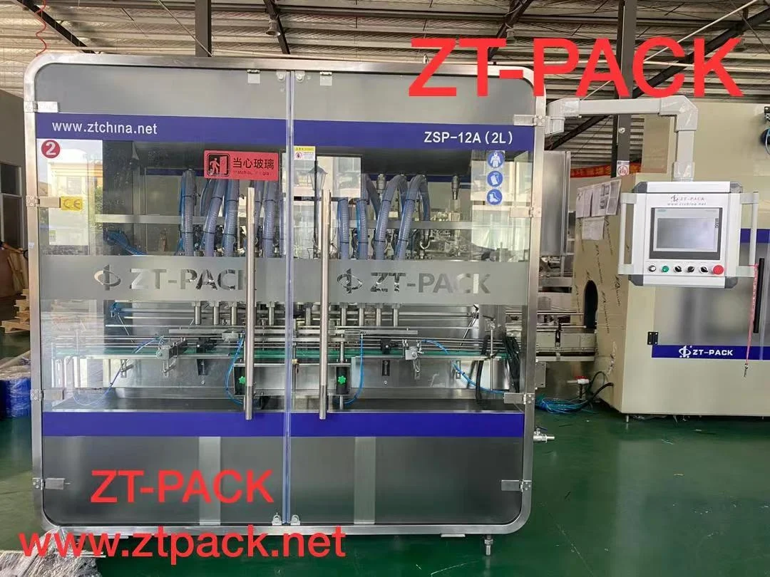 Edible Cooking Oil Filler Equipment For Soybean Sunflower Sesame Oils Automatic Palm Oil Filling Bottling Machine