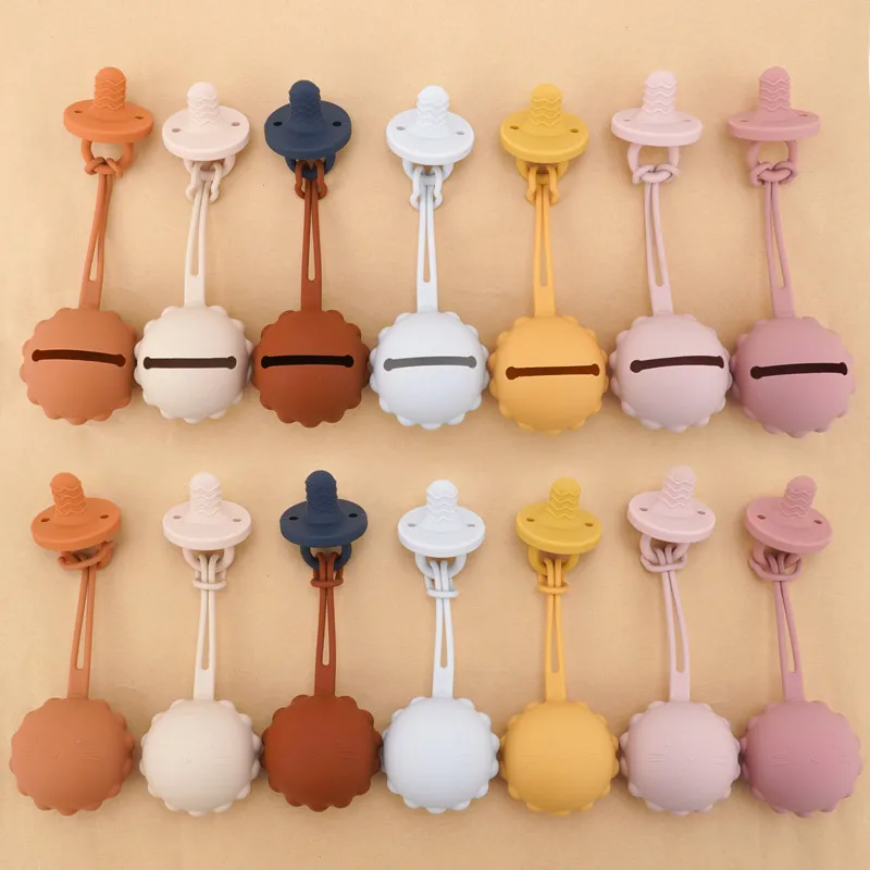 
Safe Silicone Easy to CleanSoother Dishwasher Container Box Pacifier Pocket Solid Travel Storage Pacifier Holder 