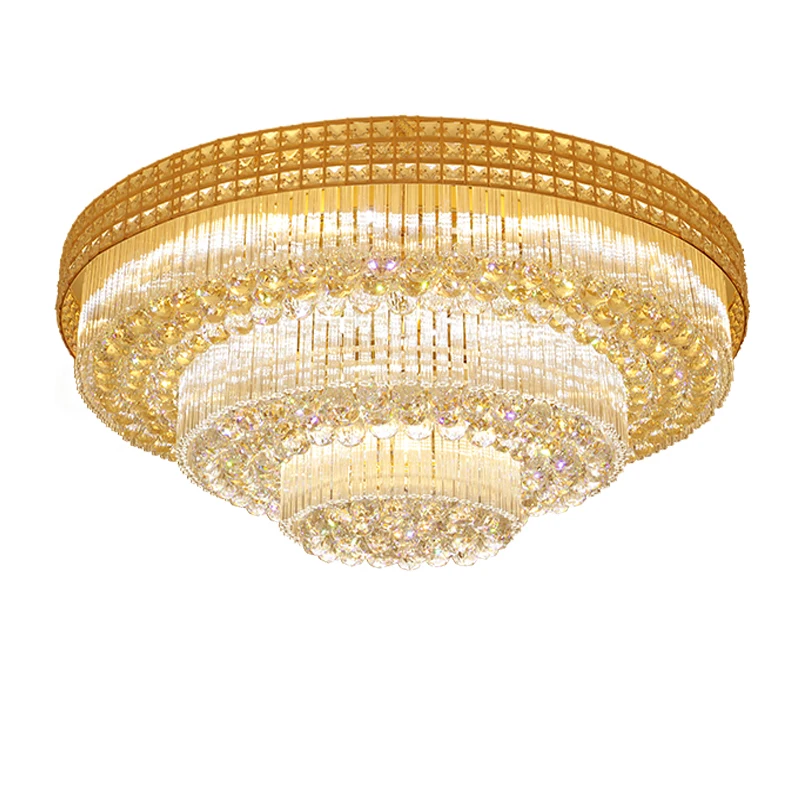China Supplier Modern Led Ceiling Light Flush Mount, Crystal Led Ceiling Lamp For Home Hotel Display-Room