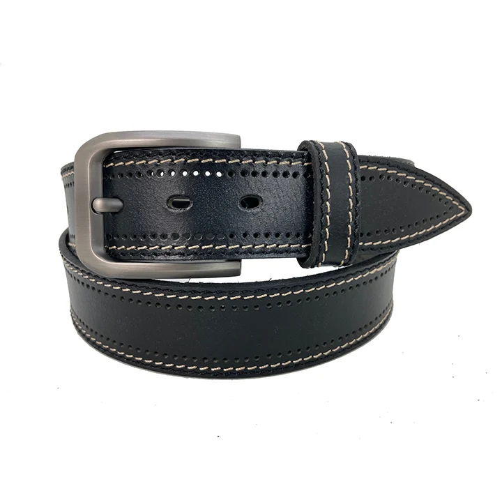 Designer Genuine Leather Belt for Men with Pin Buckle for Jeans Cow OEM Fashionable Customized