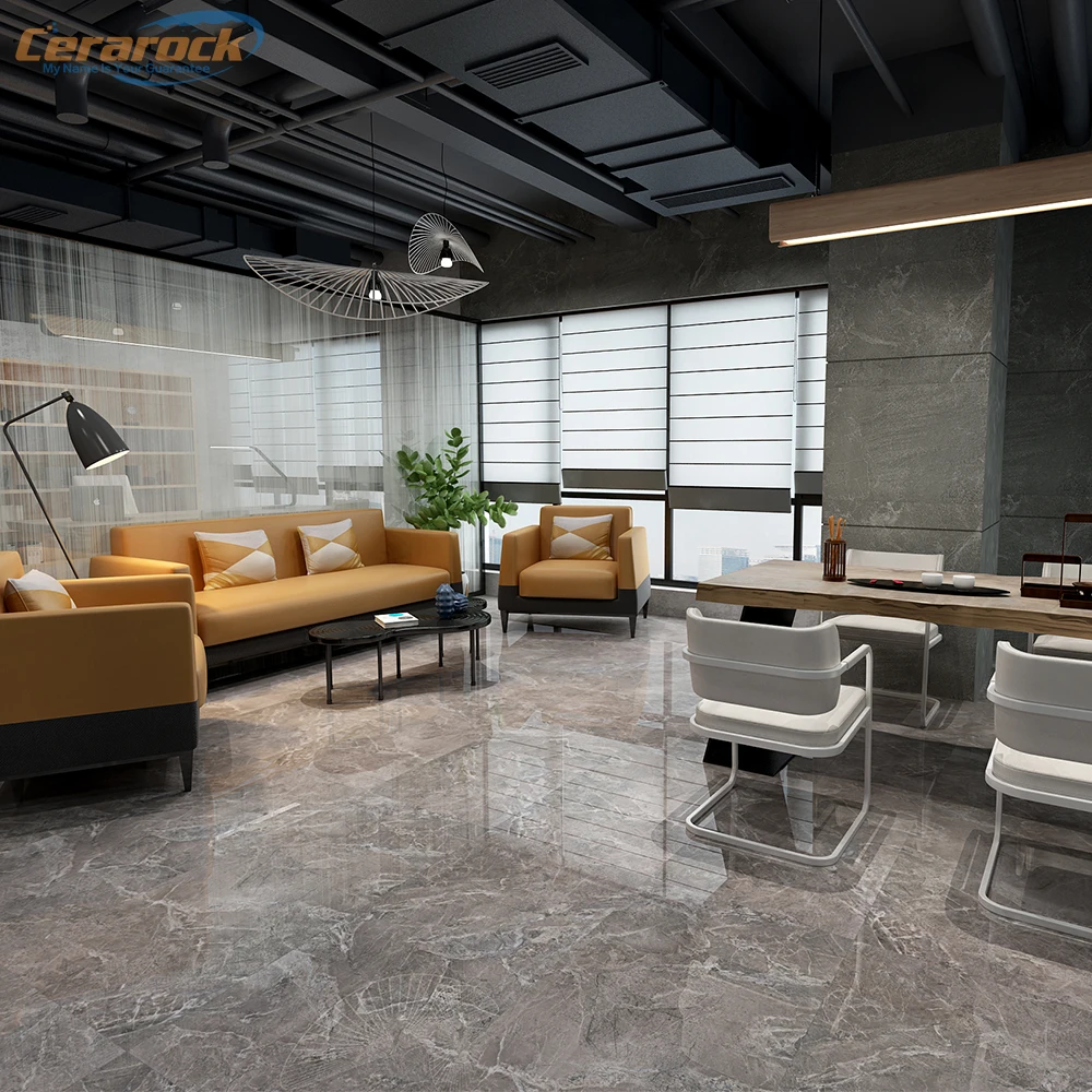 virgin  interior AC3 AC4 600x1200mm glossy MSPC flooring tiles, MSPC wallboard