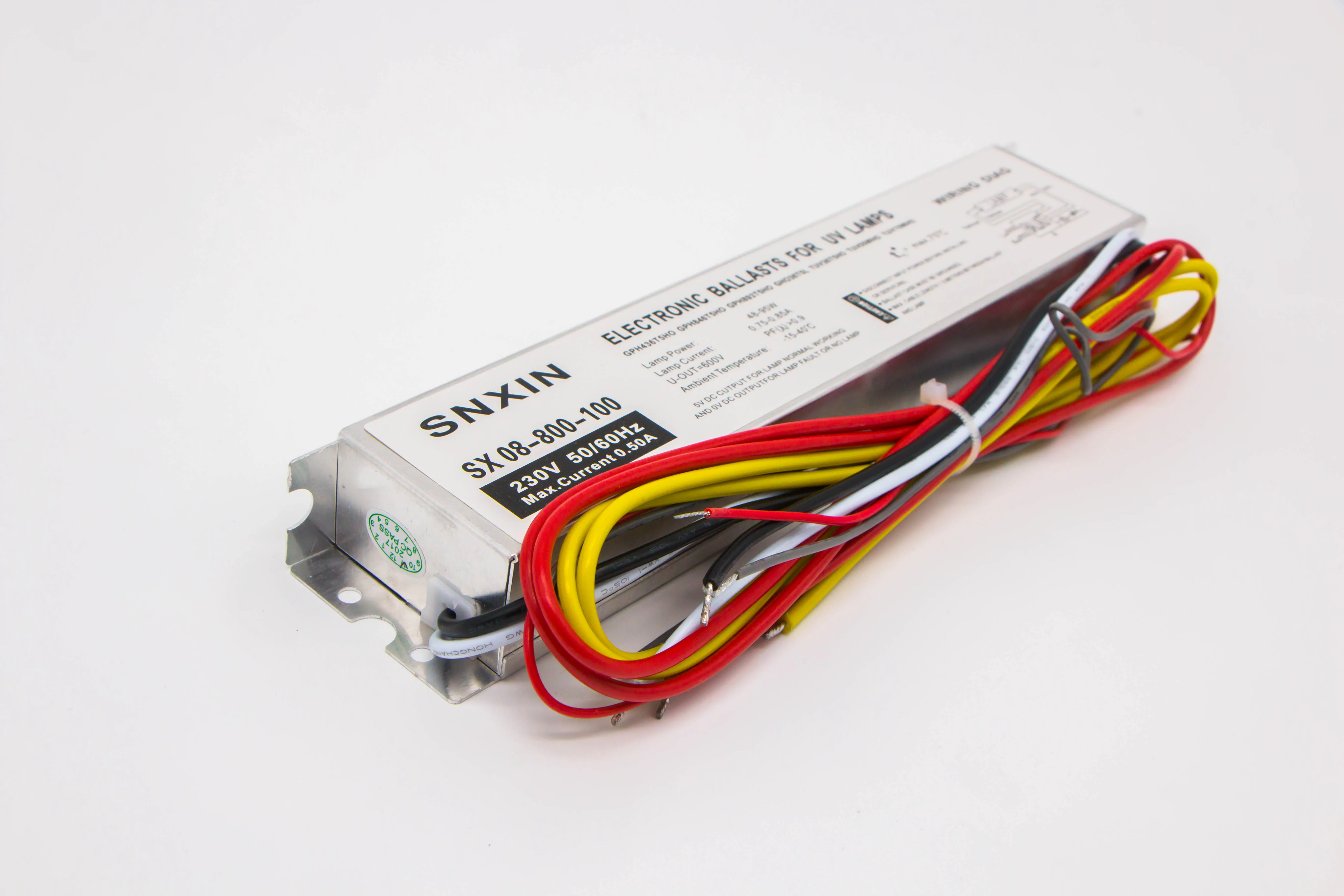 CE SNXIN ballast for 55w to 95w uv lamp with 0.75mA current