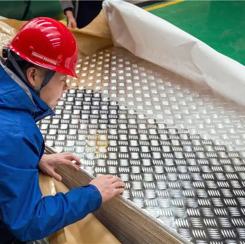 newest price wholesale trailer diamond aluminum checker sheet aluminium tread plate for trailer