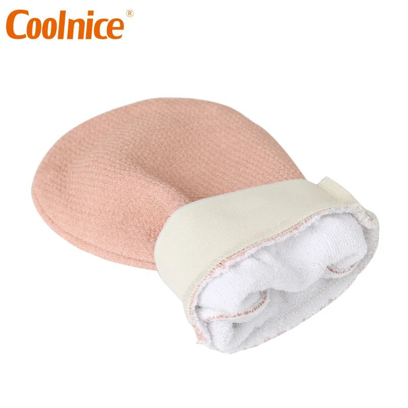 Coolnice New arrive 100% Viscose   Bath Exfoliating Mitt  Morocco With Mitts Bath Scrubber Body