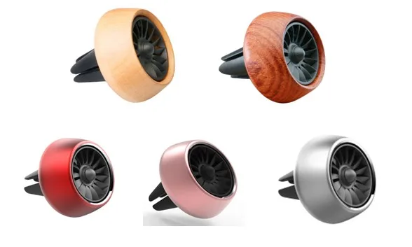 
Car Perfume Air Freshener Wood Car Fragrance Diffuser Vent Clip 