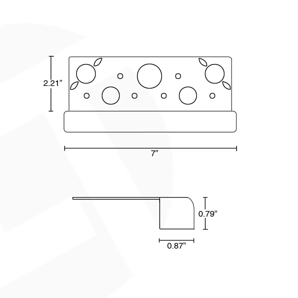 LT2701P 7inch 2W 9-17V AC/DC Low Voltage IP65 Waterproof LED Hardscape Paver Light for Landscape Lawn Retaining Walls