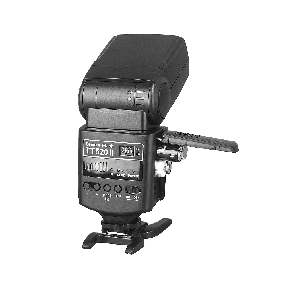 Godox TT520II Camera Flash Speedlite Build-in 433MHz Wireless Signal + Flash Trigger for Canon Nikon Pentax Olympus DSLR Cameras