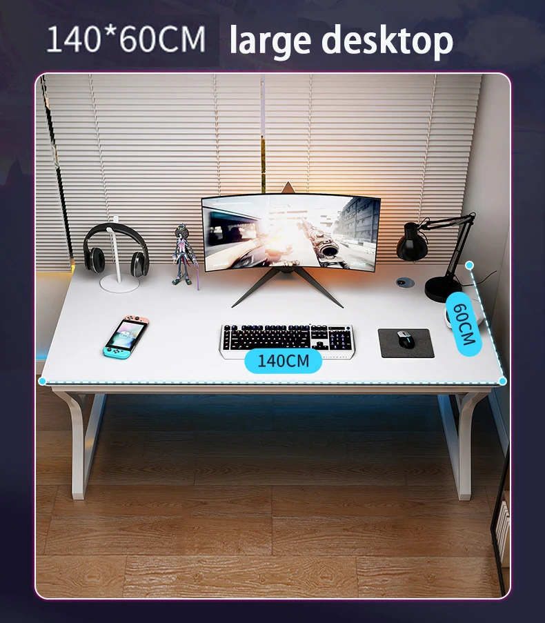 New Gaming Desk Simple Generous Computer Office Desk Gaming Table Desk For Office Work