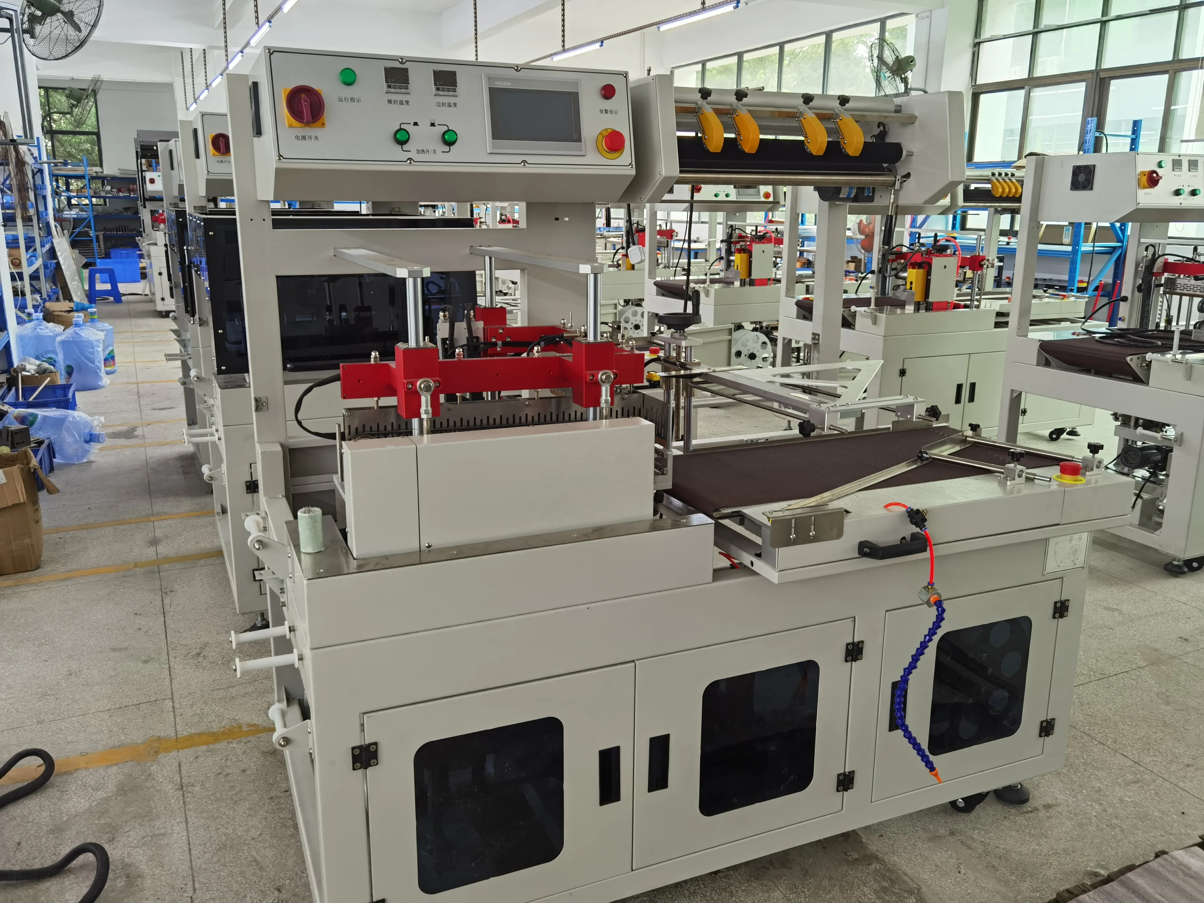 Automatic L Bar Sealing shrink Machine with Horizontal and Vertical Photoelectric