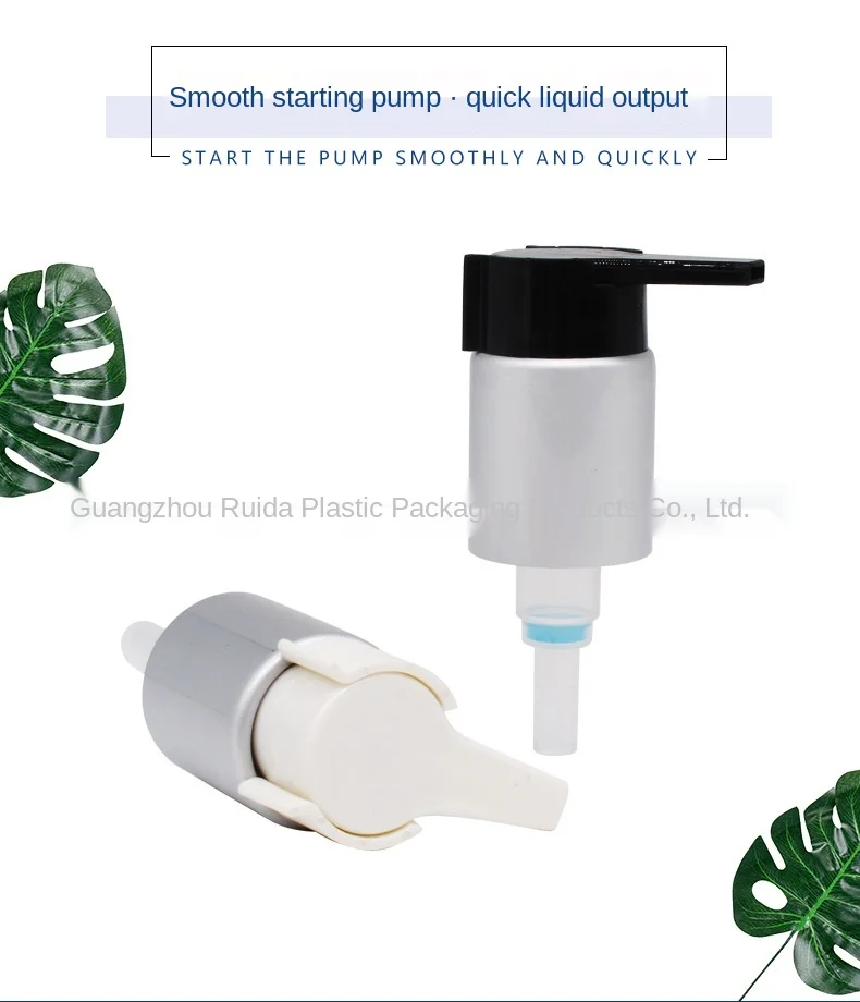 Factory Direct sales customization 24/410 Switch external pump Facial cleanser lotion pump head Shampoo/Shower gel pump head