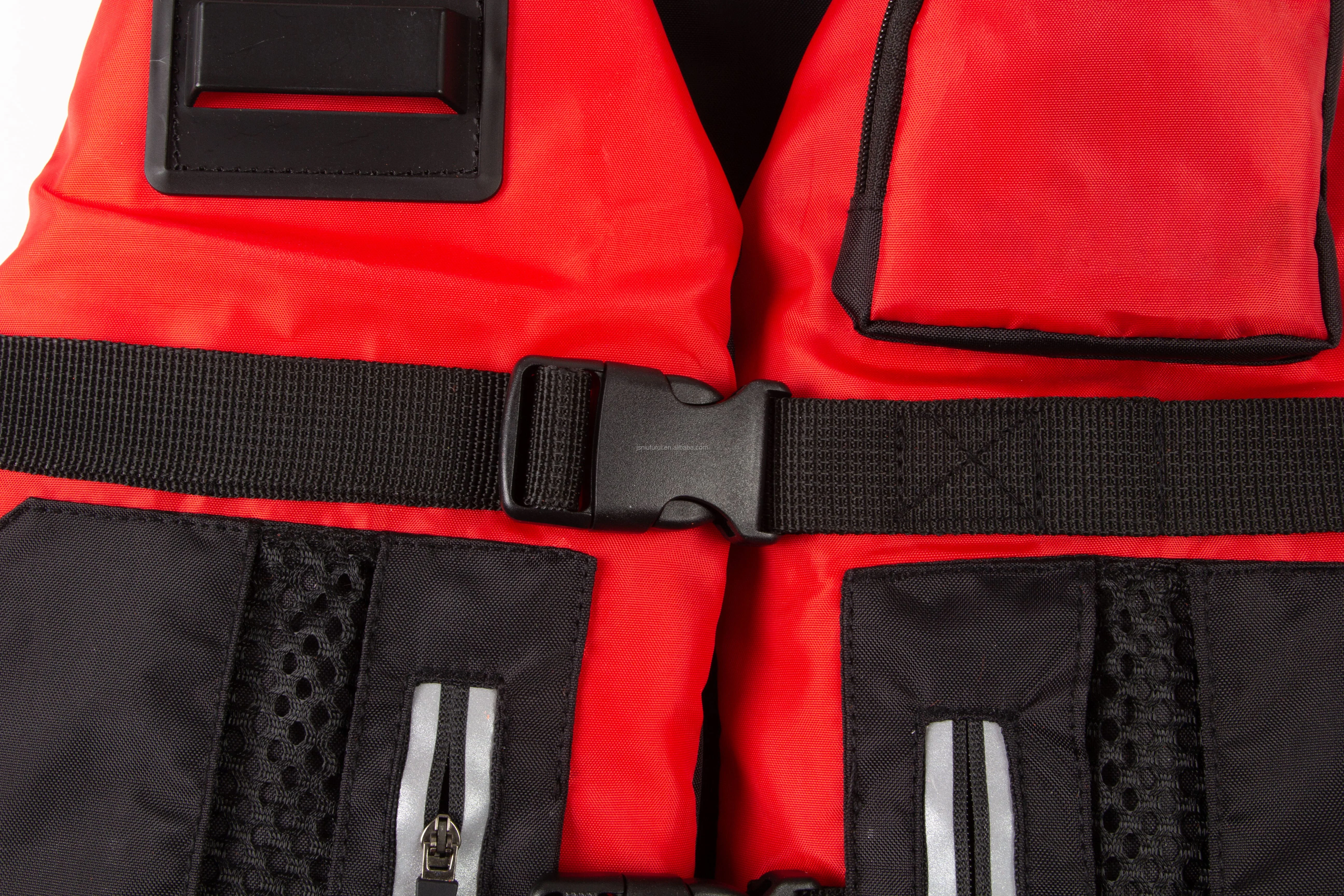 Niufurui New Design Marine Safety Survival Buoyancy adult lmarine life jacket for boats customised colour